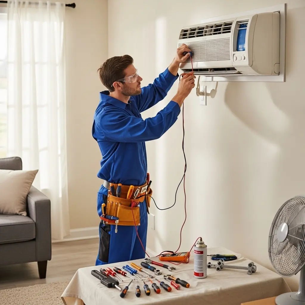 Haymana Finlux Finlux klima gaz dolumu ve bakım – Enerji verimliliği artırıldı. - Teknik servis örneği